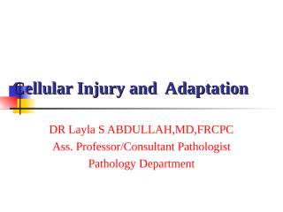 (2) Cell injury (all chapter),2nd year.ppt