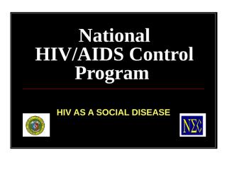 07 HIV As A Social Disease.ppt