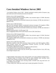 Cara Instalasi Windows Server 2003.docx