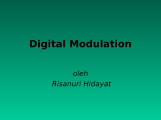 DigitalModulation.ppt